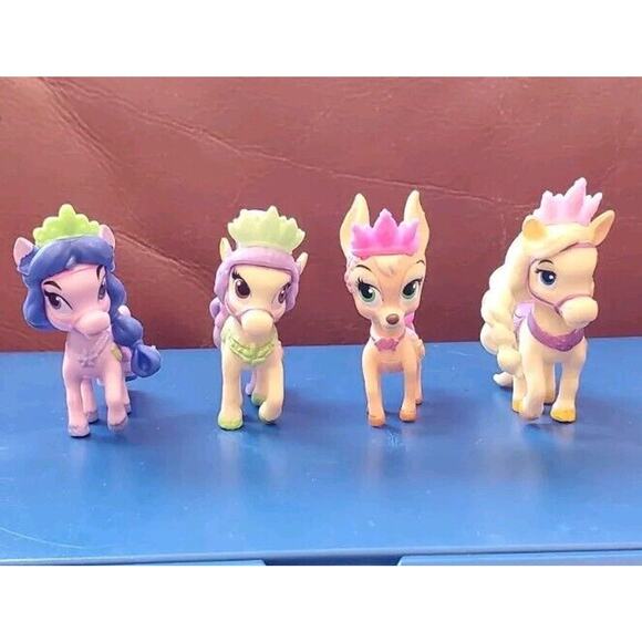 Disney Princess Palace Pets 3 Ponies 1 Deer Pretend Play Replacement Toys - Picture 1 of 7